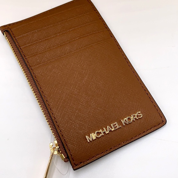 Michael Kors Jet Set Travel Medium Top Zip Card
Case Wallet LUGGAGE COLOR - Picture 8 of 11